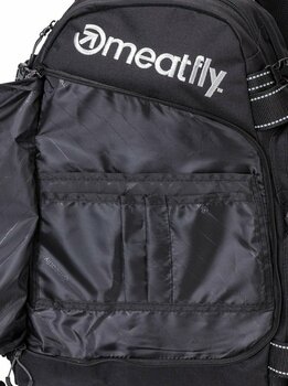 Lifestyle sac à dos / Sac Meatfly Wanderer Backpack Black 28 L Sac à dos - 3