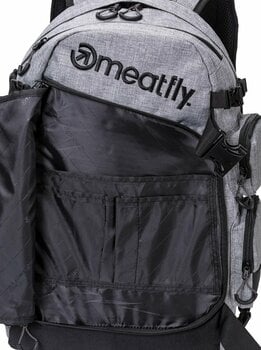 Lifestyle ruksak / Taška Meatfly Wanderer Backpack Heather Grey 28 L Batoh - 3