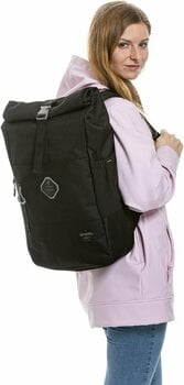 Lifestyle sac à dos / Sac Meatfly Holler Backpack Hibiscus Black/Black 28 L Sac à dos - 6