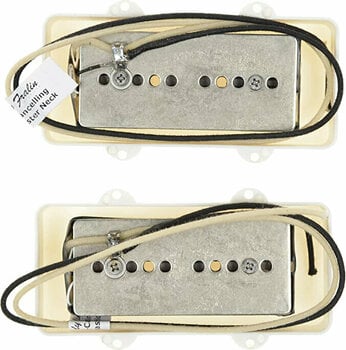 Pickup simples Lindy Fralin Hum-Cancelling Jazzmaster Set Parchment - 2