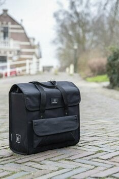 Kolesarske torbe Fastrider Lasse Luxe Shopper Single Bike Bag Basics Black 23 L - 6