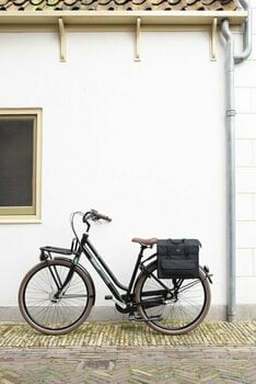 Saco para bicicletas Fastrider Lasse Luxe Shopper Single Bike Bag Basics Black 23 L - 8
