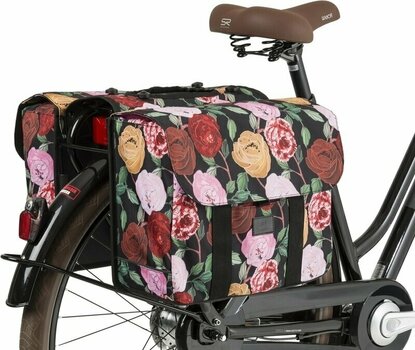 Bicycle bag Fastrider Nyla Double Bike Bag Trend Floral 32 L - 9