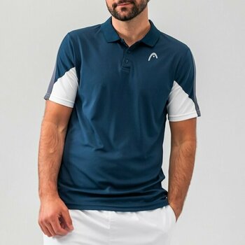 Tenisové tričko Head Club 22 Tech Polo Shirt Men Dark Blue 2XL Tenisové tričko - 3