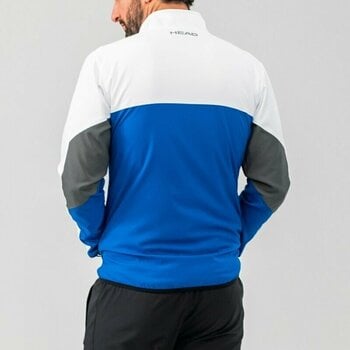 Tenisové tričko Head Club 22 Jacket Men Dark Blue M Tenisové tričko - 4