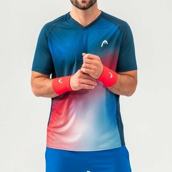 Tennis-Shirt Head Topspin T-Shirt Men Dark Blue/Print M Tennis-Shirt - 3