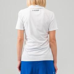 Tennis T-shirt Head Club Jacob 22 Tech Women White/Dark Blue - 3