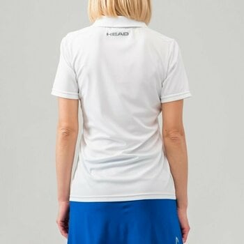 Tennis shirt Head Club Jacob 22 Tech Polo Shirt Women White/Dark Blue M Tennis shirt - 4