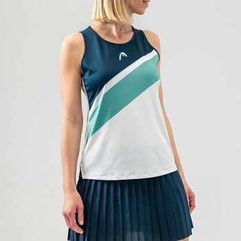 Majica za tenis Head Performance Tank Top Women Print/Nile Green L Majica za tenis - 3