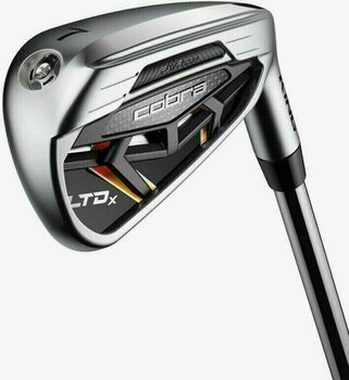 Kij golfowy - želazo Cobra Golf King LTDx Iron Set Silver 5PWSW Left Hand Graphite Regular - 6