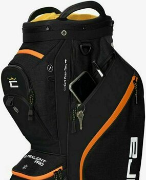 Golftas Cobra Golf Ultralight Pro Cart Bag Black/Gold Fusion Golftas - 2