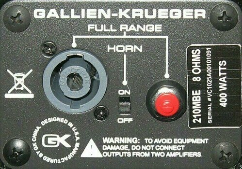 Bassbox Gallien Krueger 115MBE-II - 2