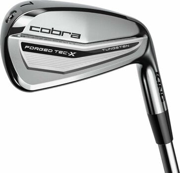 Kij golfowy - želazo Cobra Golf King Forged Tec X Iron Set Silver 4-PW Right Hand Steel Regular - 10