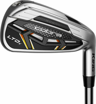Стик за голф - Метални Cobra Golf King LTDx Iron Set Silver 5PWSW Left Hand Graphite Regular - 12