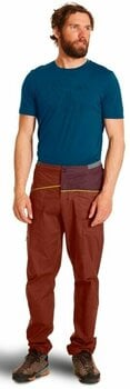 Outdoorové kalhoty Ortovox Valbon Pants M Clay Orange M Outdoorové kalhoty - 5