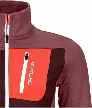 Bluza outdoorowa Ortovox Fleece Grid Jacket W Mountain Rose S Bluza outdoorowa - 2