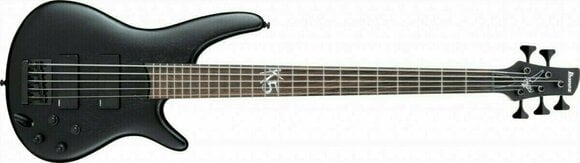 5-string Bassguitar Ibanez K5-BKF Black Flat - 6