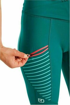 Outdoor Pants Ortovox Mandrea Tights W Pacific Green S Outdoor Pants - 3