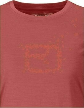Outdoor T-Shirt Ortovox 150 Cool Leaves T-Shirt W Blush L Outdoor T-Shirt - 2