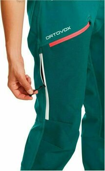 Outdoorové nohavice Ortovox Westalpen Softshell Pants W Pacific Green M Outdoorové nohavice - 4