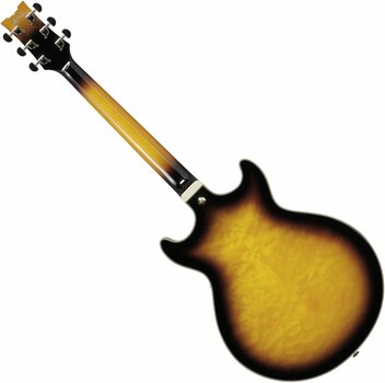Guitare semi-acoustique Ibanez AM93QM-AYS Antique Yellow Sunburst Guitare semi-acoustique - 2