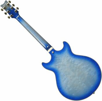 Semi-akoestische gitaar Ibanez AM93QM-JBB Jet Blue Burst - 2