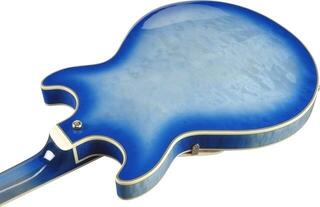 Poolakustiline kitarr Ibanez AM93QM-JBB Jet Blue Burst Poolakustiline kitarr - 4