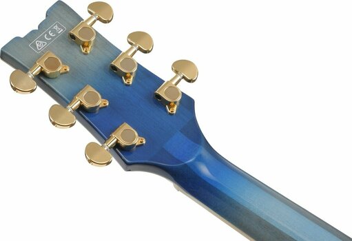 Semi-Acoustic Guitar Ibanez AM93QM-JBB Jet Blue Burst - 7