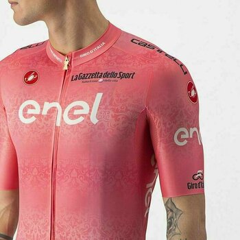 Cyklodres/ tričko Castelli Giro105 Race Jersey Dres Rosa Giro M - 10