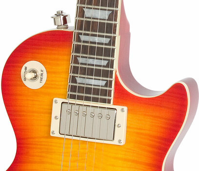 Електрическа китара Epiphone Les Paul TRIBUTE Plus Faded Cherry Burst - 2