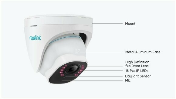 Systèmes de caméras intelligentes Reolink RLC-520A Blanc Systèmes de caméras intelligentes - 2