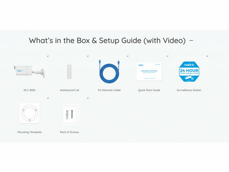 Systèmes de caméras intelligentes Reolink RLC-810A Blanc Systèmes de caméras intelligentes - 5