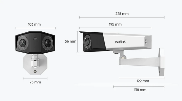 Smart kamera rendszer Reolink Duo PoE Fehér Smart kamera rendszer - 2