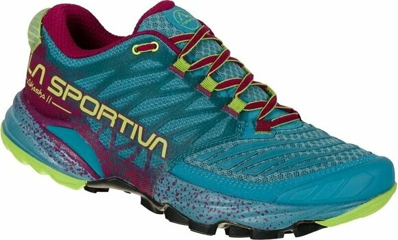 Трейл обувки за бягане
 La Sportiva Akasha II Woman Topaz/Red Plum 37,5 Трейл обувки за бягане - 7
