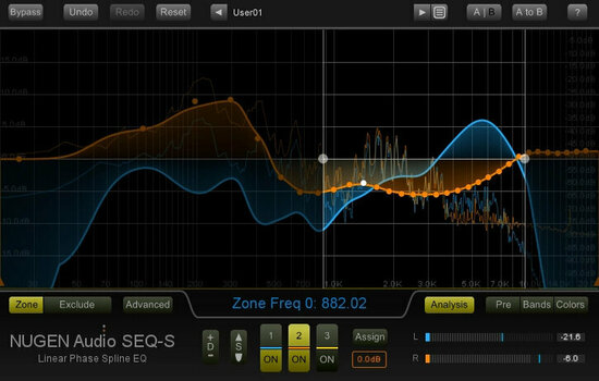 Studio software plug-in effect Nugen Audio SEQ-ST (Digitaal product) - 2