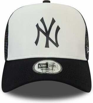 Czapka z daszkiem New York Yankees 9Forty AF Trucker MLB Team Black/White UNI Czapka z daszkiem - 3