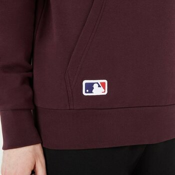 Majica s kapuljačom New York Yankees MLB Seasonal Team Logo Red Wine/White L Majica s kapuljačom - 4