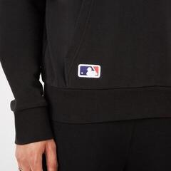 Hoodie New York Yankees MLB Seasonal Team Logo Black/Orange S Hoodie - 3