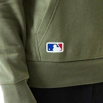 Felpa New York Yankees MLB Seasonal Team Logo Olive/Orange M Felpa - 3