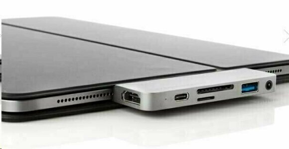 Concentrador USB HYPER HyperDrive 6-in-1 iPad Pro USB-C Hub Gray Concentrador USB - 3