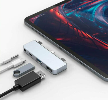 USB хъб HYPER HyperDrive 4-in-1 USB-C Hub for iPad Pro - 2