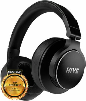 Bezdrôtové slúchadlá na uši Niceboy Hive 3 Aura ANC Black - 2