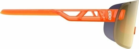 Óculos de ciclismo POC Elicit Fluorescent Orange Translucent/Violet Gold Mirror Óculos de ciclismo - 3