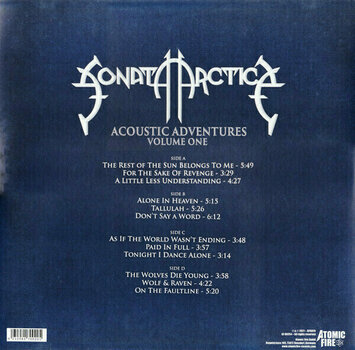 Vinyl Record Sonata Arctica - Acoustic Adventures - Volume One (Blue/White) (2 LP) - 9