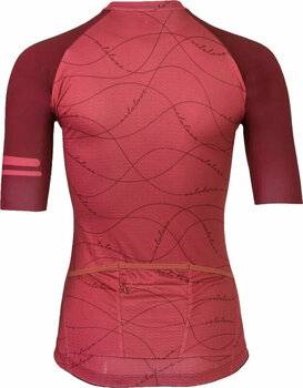 Mez kerékpározáshoz Agu Velo Wave Jersey SS Essential Women Dzsörzi Rusty Pink S - 2