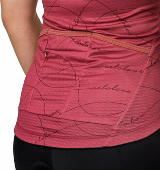 Odzież kolarska / koszulka Agu Velo Wave Jersey SS Essential Women Golf Rusty Pink S - 5