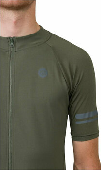 Odzież kolarska / koszulka Agu Core Jersey SS II Essential Men Army Green M - 4