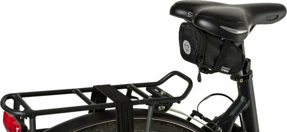 Kerékpár táska Agu DWR Saddle Bag Performance Medium Strap Black 0,7 L - 3