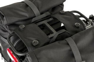 Borsa bicicletta Agu H2O Roll-Top II Urban Doppia borsa da viaggio per bicicletta Black 28 L - 5