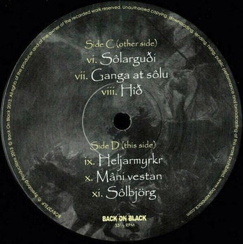 Vinyl Record Burzum - Sol Austan, Mani Vestan (2 LP) - 5